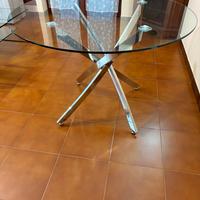 Tavolo rotondo pranzo design moderno
