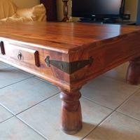 tavolino per zona living in teak