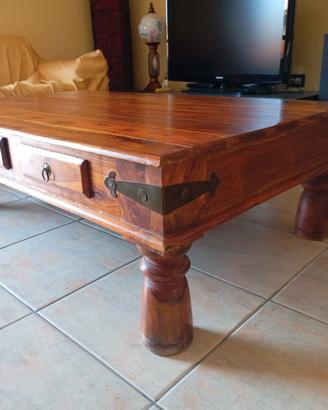 tavolino per zona living in teak
