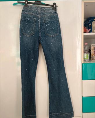 Jeans brillantinato