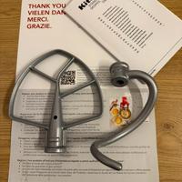 KitchenAid gancio e frusta piatta originali nuovi