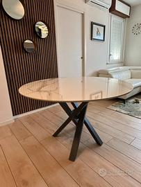 Tavolo Riflessi Shangai tondo 120 Ceramica