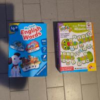 Gioco alfabeto Lisciani e Gioco inglese Ravensburg