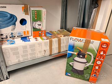 Piscina BESTWAY + pompa a sabbia