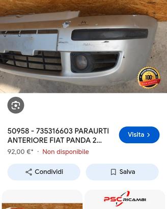 paraurti panda 