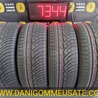 4 Gomme 235 55 17 MICHELIN INVERNALI 75/80%