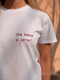 T-shirt Zara ricamata