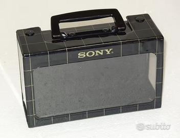 Rara valigetta porta musicassette Sony vintage