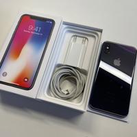 iPhone X 256GB nero condizioni perfette