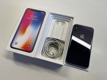 iPhone X 256GB nero condizioni perfette