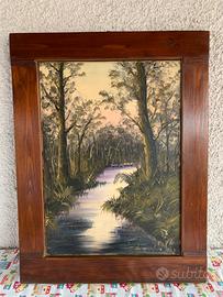 Dipinto su tela 50x70 Capelli Giovanni e omaggio