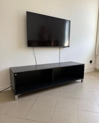 Mobile TV / Libreria modulare in legno listellare