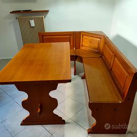 Set da Taverna Stile Rustico Tirolese - Tavolo, Gi