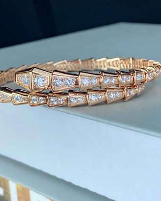 Bracciale Bulgari Serpenti interamente tempestato