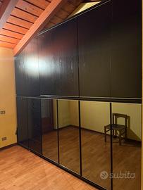 Armadio con specchi anni 70