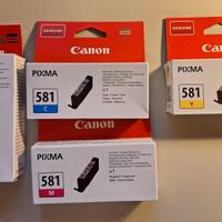 Canon cartucce originali: 4 cartucce PGI-580, CLI-