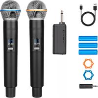 DOPPIO MICROFONO WIRELESS PROFESSIONAL PER KARAOKE