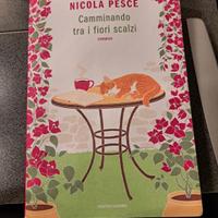 Camminando tra i fiori scalzo