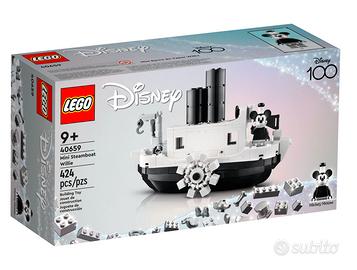 Set Lego 40659 Mini-Steamboat Willie Topolino