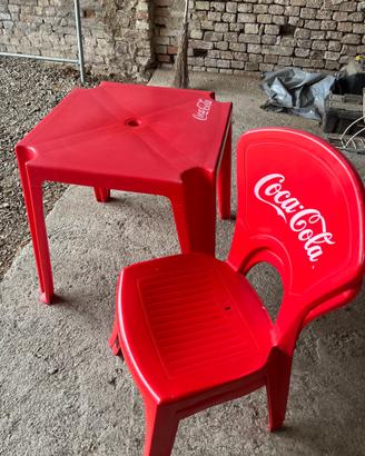 Tavolo coca cola