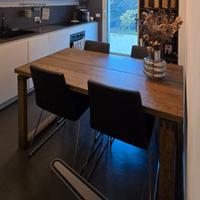 Tavolo MÖRBYLÅNGA IKEA + 4 sedie - come nuovo