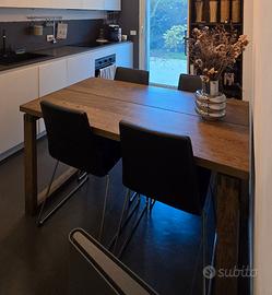 Tavolo MÖRBYLÅNGA IKEA + 4 sedie - come nuovo