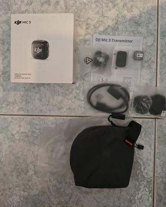 DJI Mic 3 Transmitter, wireless, come nuovo