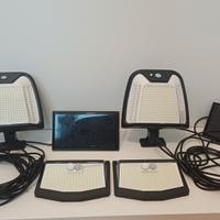 Set Luci Solari Esterno LED - 4 Pezzi - Nuovo con 