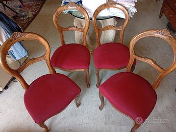 4 Sedie Antiche  