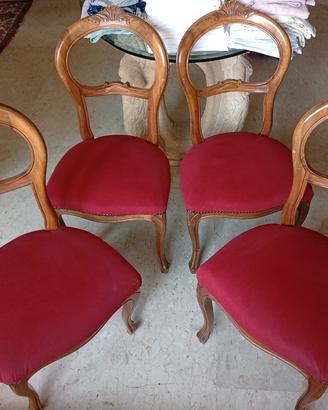 4 Sedie Antiche  