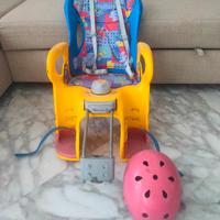 seggiolino bicicletta bambini e casco