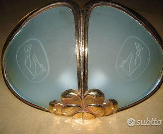 1950 Coppia applique. Fontana Arte.  RARE.  Design