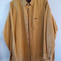 camicia uomo Marlboro Classics giallo ocra