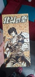 quadretto di Ken il guerriero realizzato a mano su