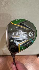 Legno 3 callaway Epic per giocatore mancino