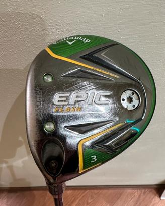 Legno 3 callaway Epic per giocatore mancino