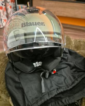 Casco Blauer H.T. – Jet/Open Face | Verde Militare