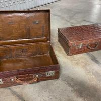 Valigie vintage coccodrillo