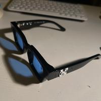 Occhiali off white neri