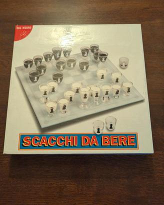 Scacchi da Bere "Dal Negro" in vetro
