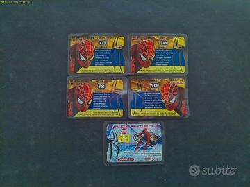 SPIDER-MAN lamincards-5 P. assortiti [F]