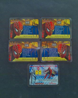 SPIDER-MAN lamincards-5 P. assortiti [F]