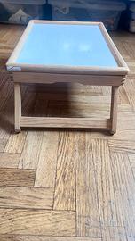 Vassoio da letto pieghevole in legno
