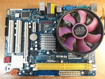 Scheda Madre AS Rock G31M-GS + Processore