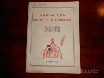 Libretto Vademecum dell'Universitario Cafoscariano