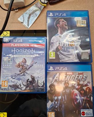 3 giochi  PS4
