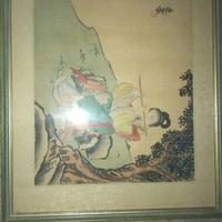 Quadro stampa asiatica vintage