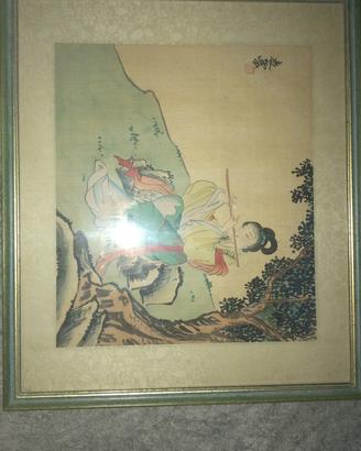 Quadro stampa asiatica vintage