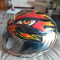 casco omologato con guanti misura 57/58