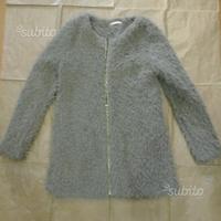 Giacca pelosa con zip Blu Deise M/L